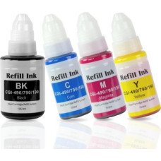 Canon 490  İçin 4 Renk Muadil Mürekkep Seti